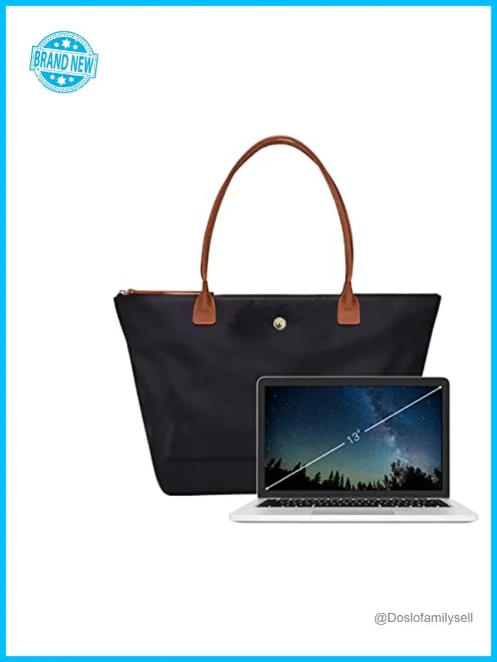 Nylon Tote Bag Women's Shoulder Purse Foldable Hobo Weekend Travel Handbag